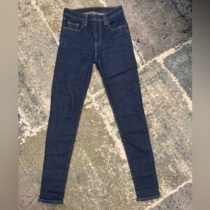 Classic Dark Blue Women's Skinny Jeans